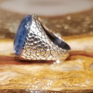 Sterling Silver Topaz Unisex Ring